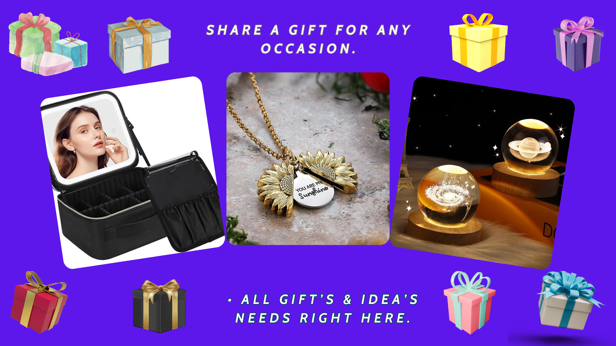 Gifts for family & friends or for yourself