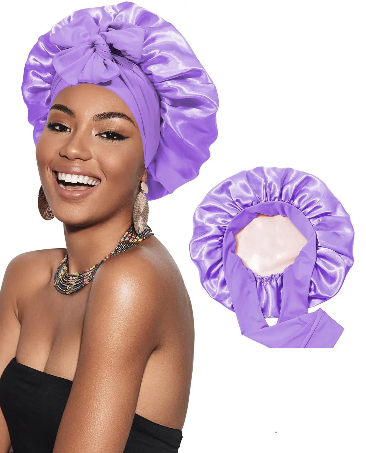 Elegant Satin Hair Cap ™