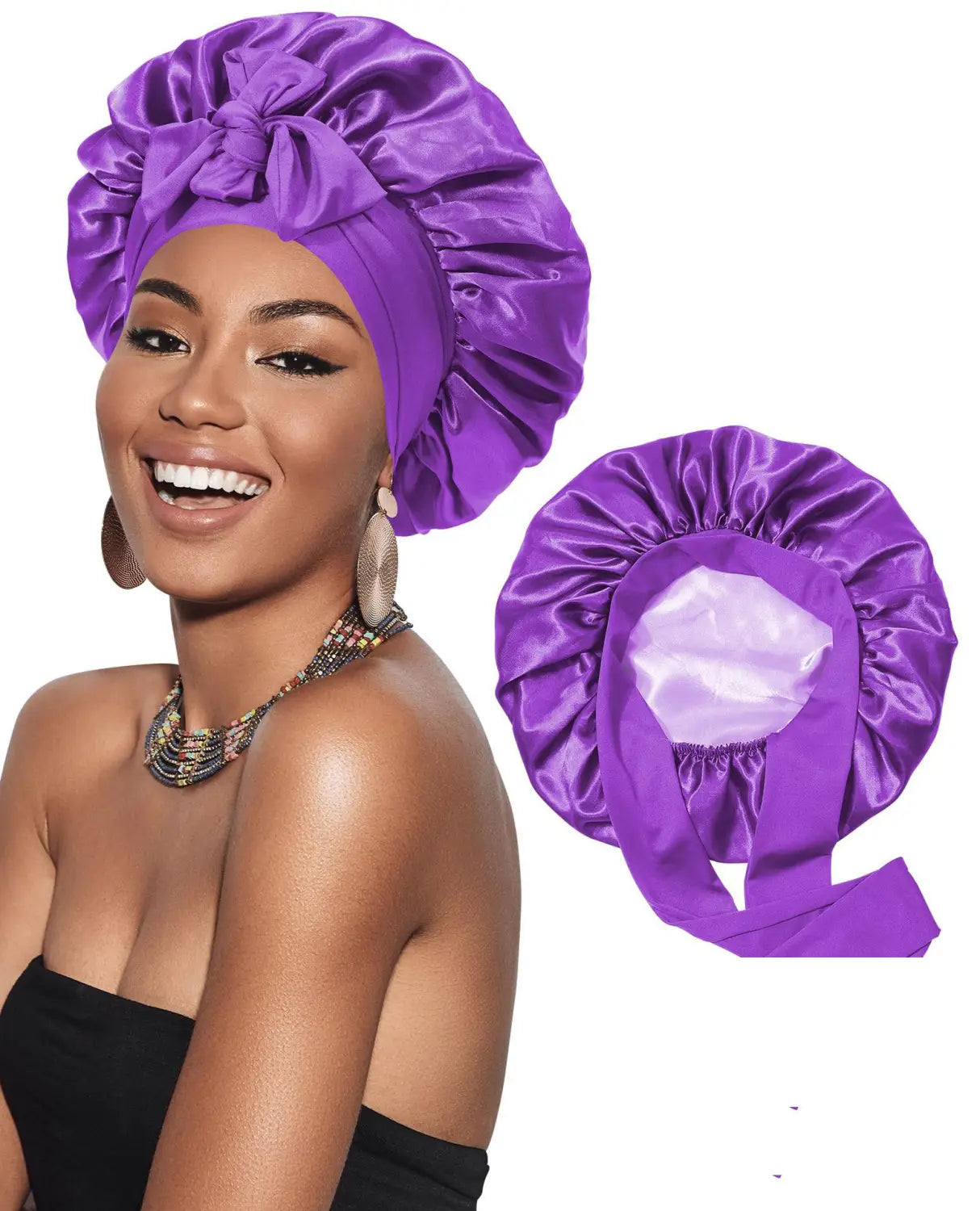 Elegant Satin Hair Cap ™