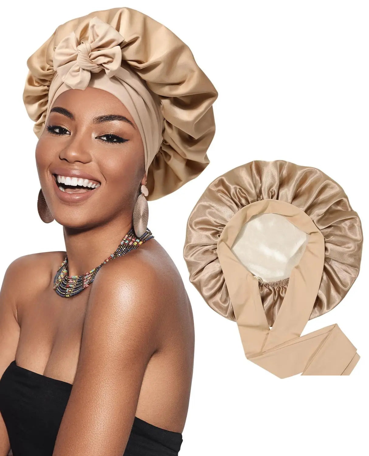 Elegant Satin Hair Cap ™