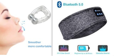 Wireless Bluetooth Sleep Headphones ™  | Comfortable Headband &amp; Eye Mask - Mikesuper-store