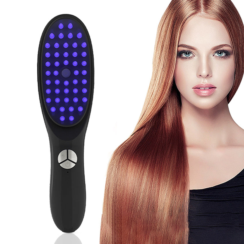 Mikesuper-store Electric Scalp Massager Comb - Hair Growth, Anti Hair Loss, Phototherapy Brush Hair care Anti Hair Loss Hair Growth Brush Hair Regrowth Massage Comb Scalp Massager Comb free