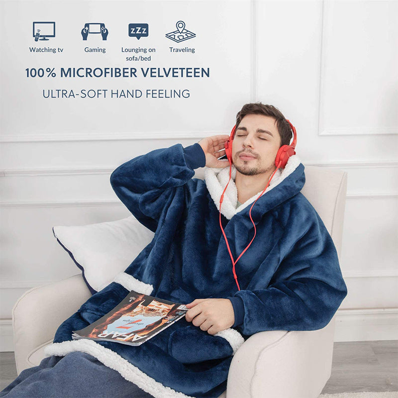 Cozy Winter TV Hoodie Blanket ™ - Mikesuper-store