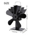 "Eco-Powered Wood Heater Fan ™ - Mikesuper-store