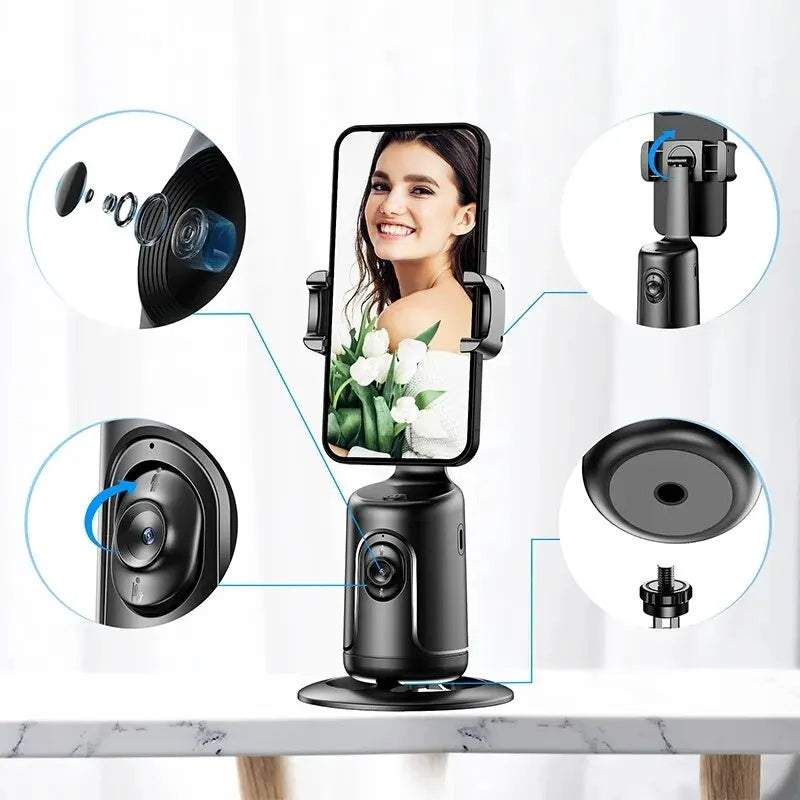 360° AI Auto Face Tracking Gimbal ™ - Mikesuper-store