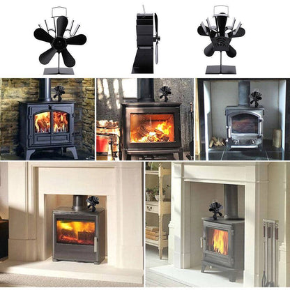 &quot;Eco-Powered Wood Heater Fan ™ - Mikesuper-store