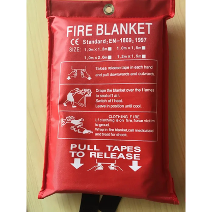 🔥 Fire-Fighting Fiber Blanket ™ - Red / 1.2X1.2M / 1PC - household/kitchen