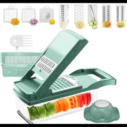 Kitchen Wizard - 12-in-1 Veggie Chopper &amp; Slicer ™ - kitchen