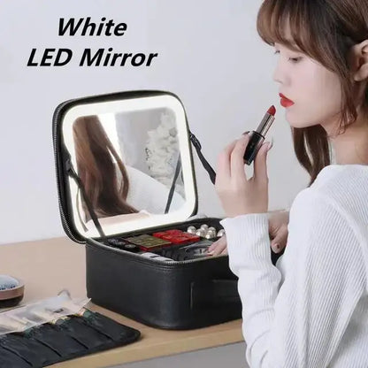 LED Light Cosmetic Bag ™ - White LED