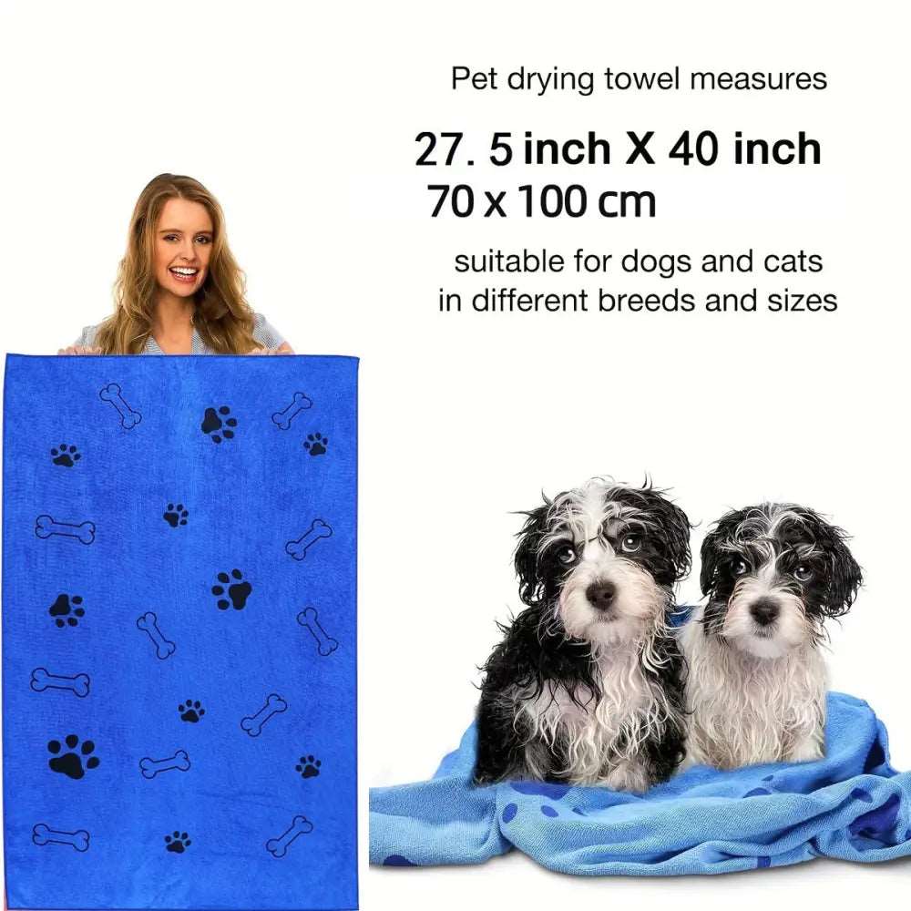 Microfiber Pets Bath Towel ™ - pet accessiors