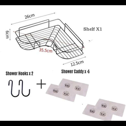 Punch-Free Wall Storage Rack ™ - Package1 - Kitchen Gadget