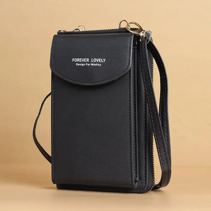 ✨ Stylish Mobile Phone Crossbody Bag ™ - Black - travel accessiories