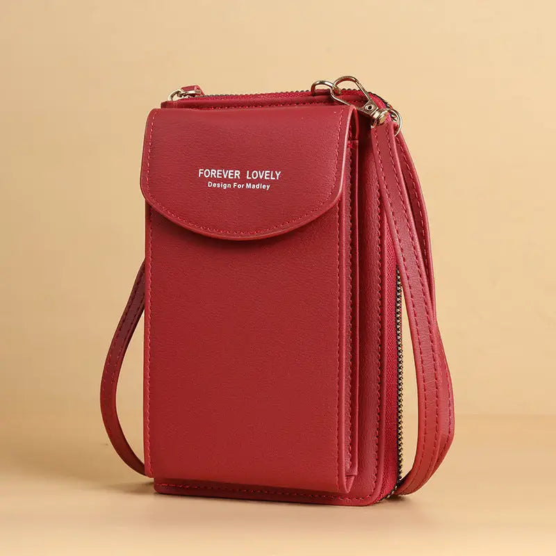 ✨ Stylish Mobile Phone Crossbody Bag ™ - Red - travel accessiories