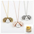 🌻 Sunflower Double Lettering Necklace ™ - 3PCS Set - women accessories