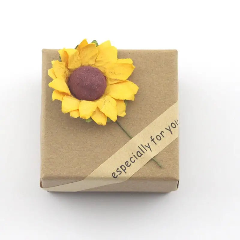 🌻 Sunflower Double Lettering Necklace ™ - Box - women accessories