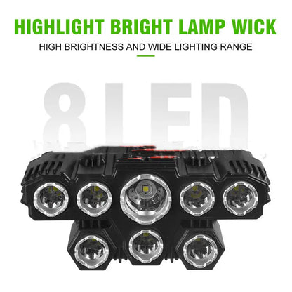 Super Bright Fishing Lights ™ - 5&amp;7 Head Long-Range Headlamps - Outdoor/beach/picnics