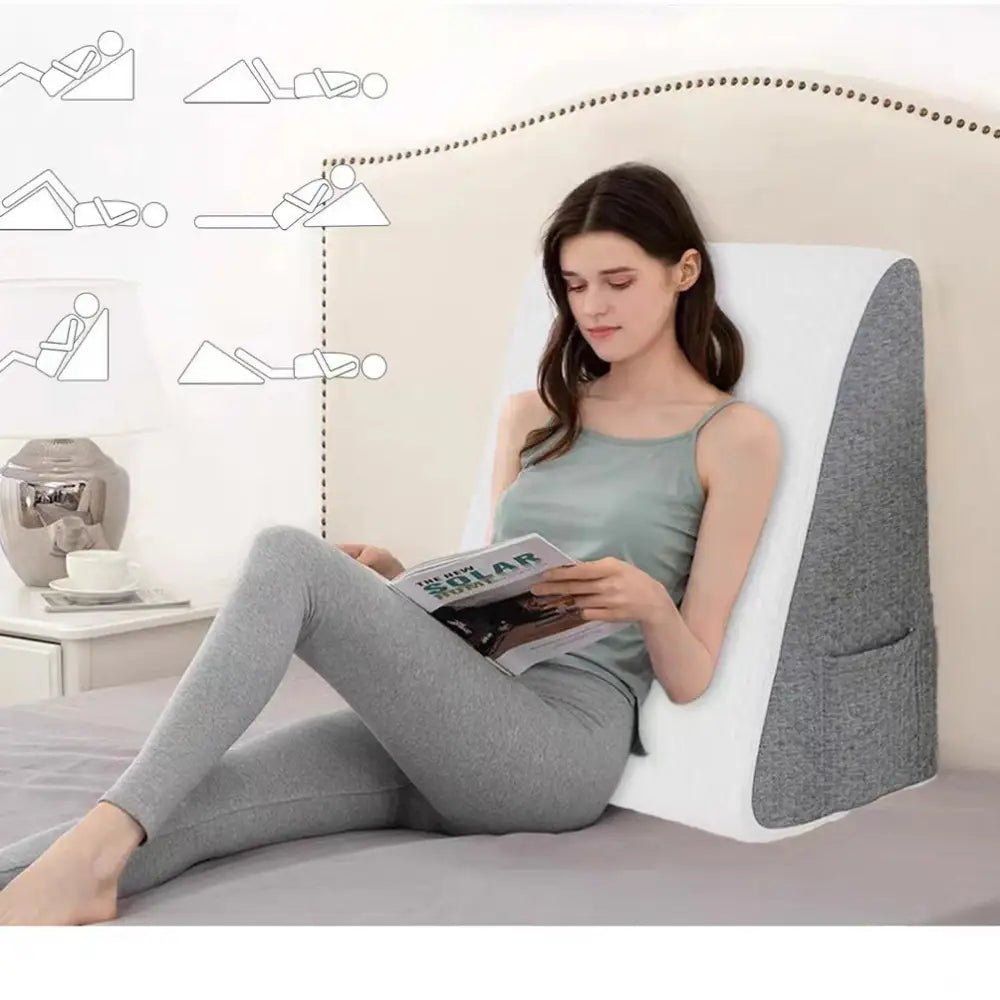 Triangle Cushion Tapered Nursing Pillow ™ - High Elastic Foam Pillow / 50X50X26cm - Nursepillow